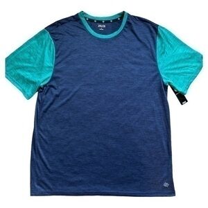 NWT Zelos size large, moisture wicking shirt with reflective accents